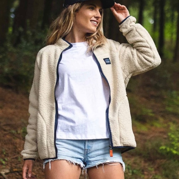 NWT Womens Passenger Fairbanks Full Zip Recycled Sherpa Fleece - Picture 4 of 5